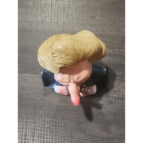 1980s MARGARET THATCHER Spitting Image Productions CIGAR SMOKING Squeak Toy - Picture 4 of 4